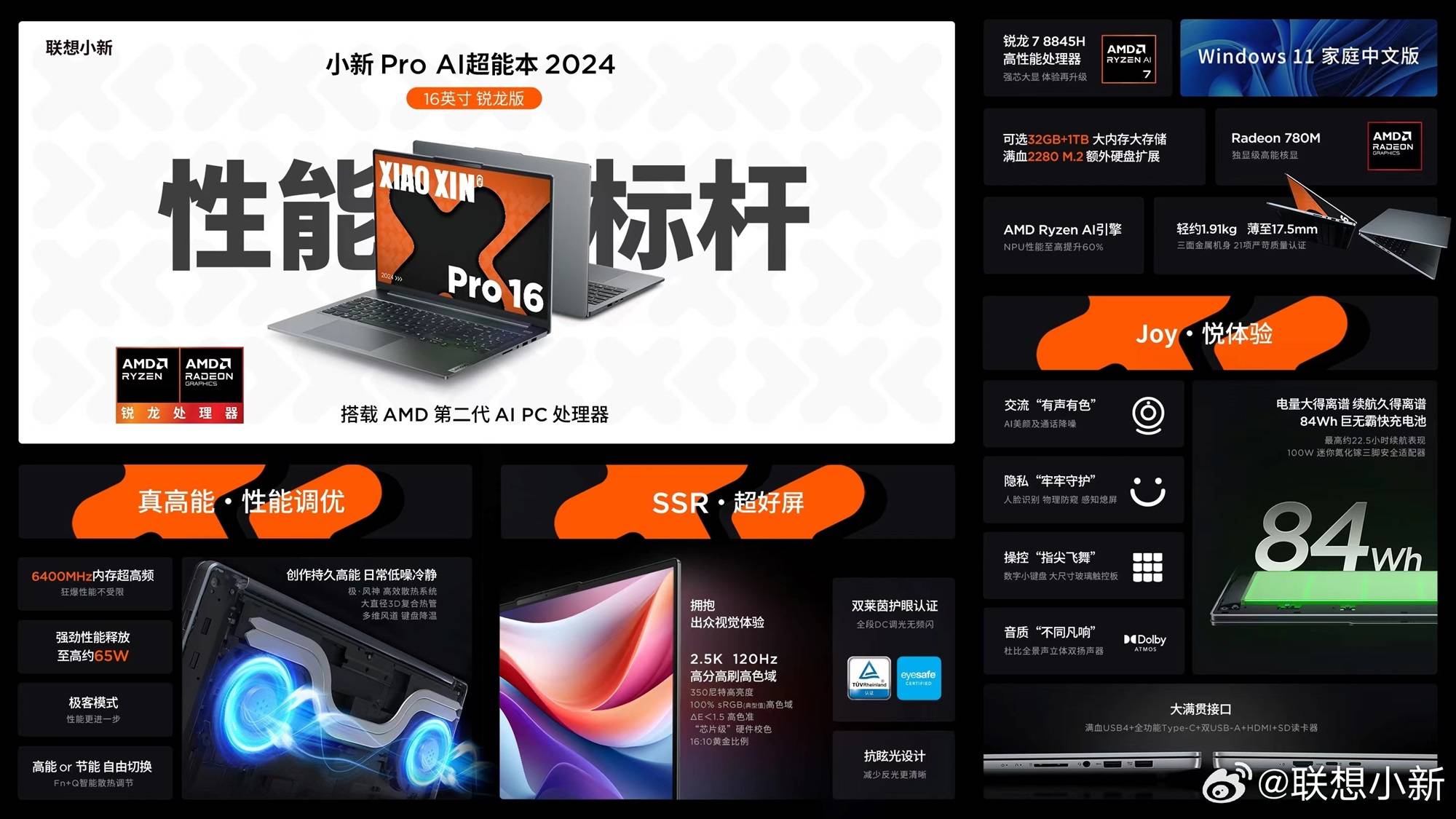 4999元起,聯想小新2024 Pro系列新品今日開售(圖2) 4999元起,聯想小新2024 Pro系列新品今日開售(圖2)