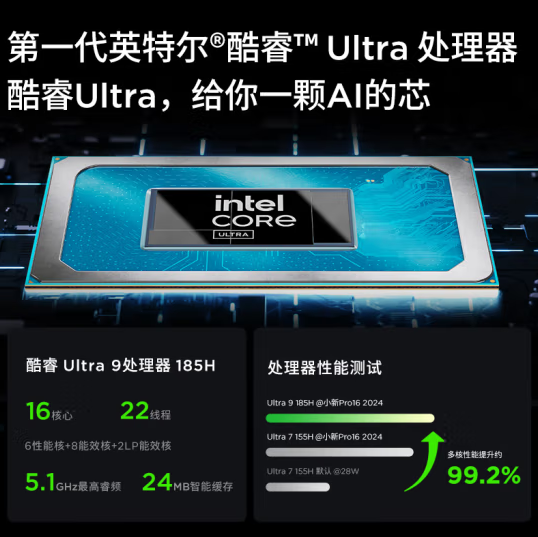 80W性能釋放、6799元！聯(lián)想小新Pro16 2024酷睿Ultra 9版開啟預(yù)約