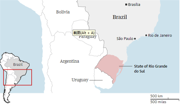 巴西一年內爆發第四次大洪水!受災州長:需要“馬歇爾計劃”(圖1) 巴西一年內爆發第四次大洪水!受災州長:需要“馬歇爾計劃”