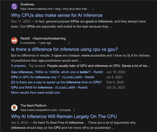 拿CPU搞AI推理 誰給你的底氣(圖3) 拿CPU搞AI推理 誰給你的底氣