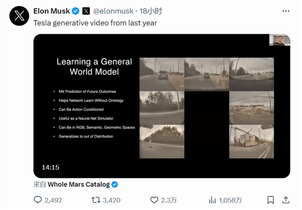 Sora證明馬斯克的是對的:但特斯拉和人類可能都輸了(圖2) Sora證明馬斯克的是對的:但特斯拉和人類可能都輸了