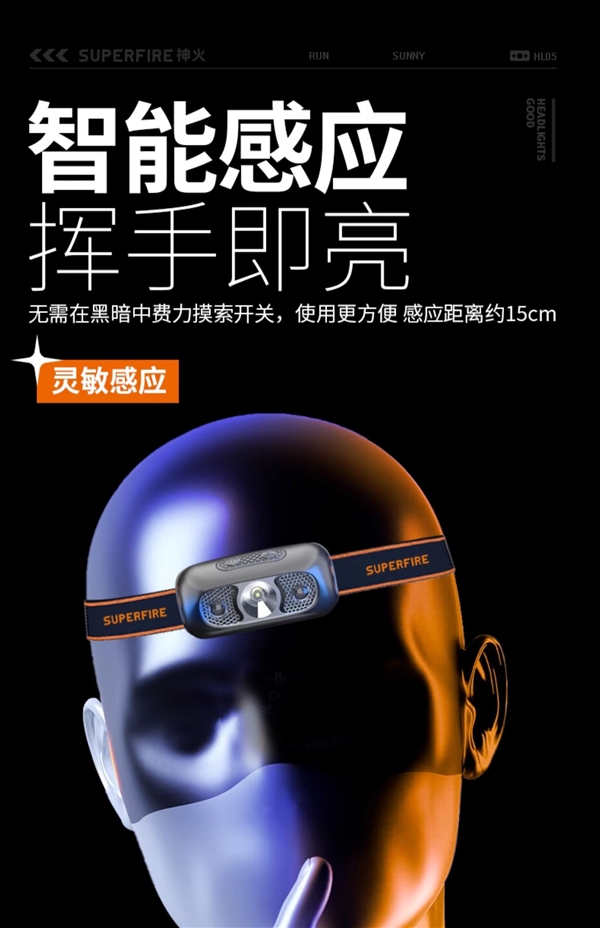 釣魚/爬山/露營必備:神火輕便頭戴燈4.8元起(感應款8.9元)(圖13) 釣魚/爬山/露營必備:神火輕便頭戴燈4.8元起(感應款8.9元)