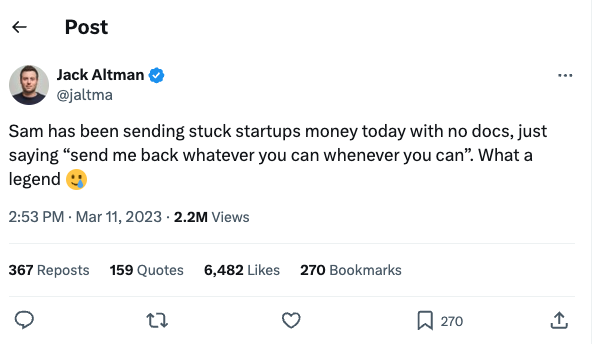 沒有OpenAI任何股份 奧特曼靠投資也身價數十億美元(圖1) 沒有OpenAI任何股份 奧特曼靠投資也身價數十億美元