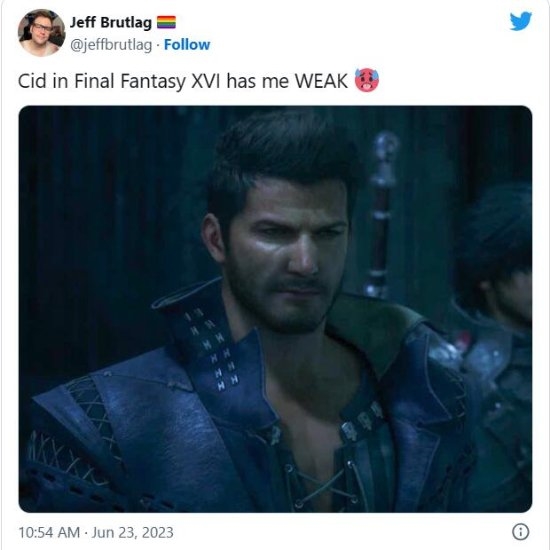 《FF16》希德被玩家們所追捧:太性感了(圖1) 《FF16》希德被玩家們所追捧:太性感了