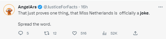 荷蘭小姐首次產生跨性別冠軍 網友：這獎就是個笑話！