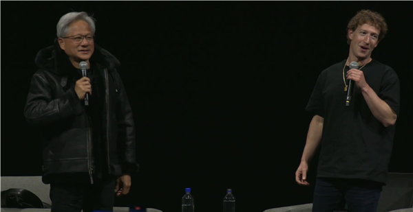 黃仁勛與扎克伯格首次公開對話：兩人互送皮夾克
