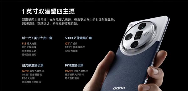 首發(fā)5.5G通信!OPPO Find X7 Ultra衛(wèi)星通信版開(kāi)售:7499元(圖4) 首發(fā)5.5G通信!OPPO Find X7 Ultra衛(wèi)星通信版開(kāi)售:7499元