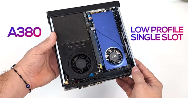 全球第一次!撼與將Intel A380做成了單插槽刀卡(圖1) 全球第一次!撼與將Intel A380做成了單插槽刀卡