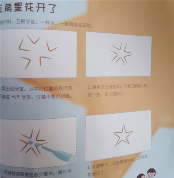 神奇!五根牙簽遇水自動(dòng)組成五角星:中科院揭秘(圖6) 神奇!五根牙簽遇水自動(dòng)組成五角星:中科院揭秘