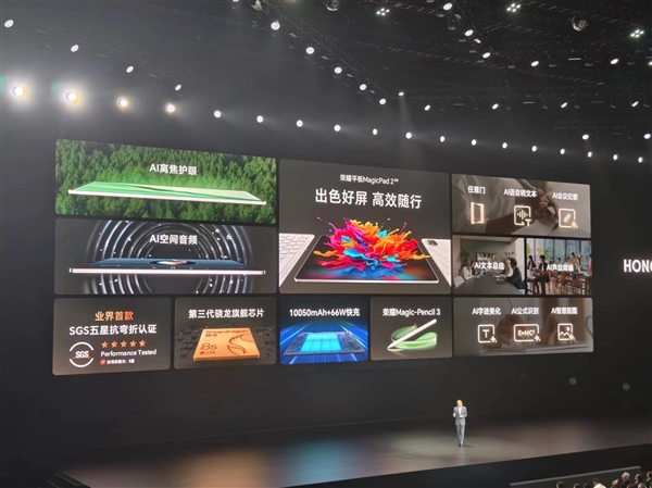 2999元起 榮耀平板MagicPad2發布:全球首發4320Hz零風險調光護眼屏(圖9) 2999元起 榮耀平板MagicPad2發布:全球首發4320Hz零風險調光護眼屏