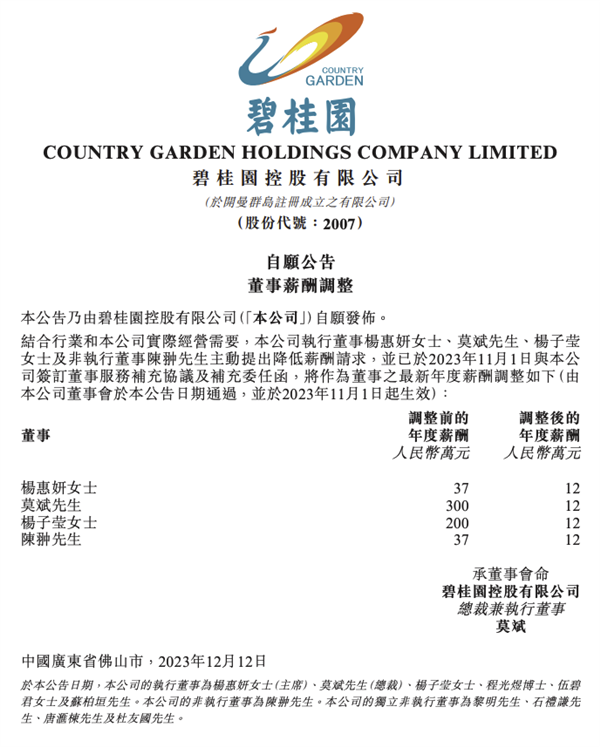 當過十次中國女首富 碧桂園楊惠妍年薪降至12萬元(圖1) 當過十次中國女首富 碧桂園楊惠妍年薪降至12萬元