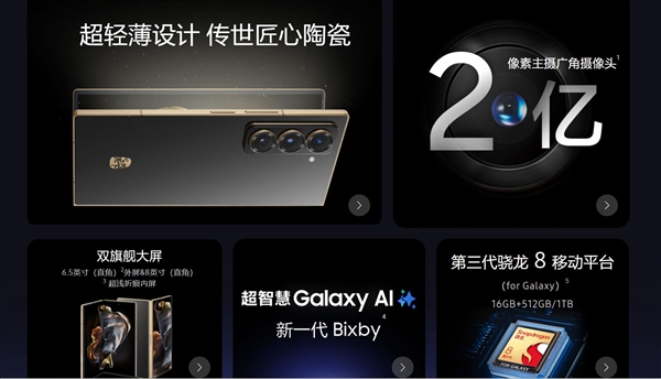 三星最薄折疊屏！W25上架官網