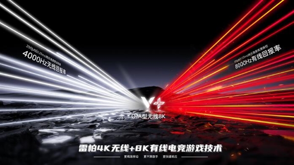 299元起 雷柏VT1雙高速系列鼠標發布:原生4K無線+8K有線(圖3) 299元起 雷柏VT1雙高速系列鼠標發布:原生4K無線+8K有線