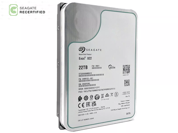 22TB只要2200多元!希捷官方開賣二手翻新硬盤(圖1) 22TB只要2200多元!希捷官方開賣二手翻新硬盤