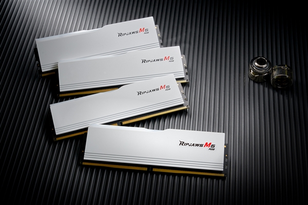 芝奇發(fā)布Ripjaws M5焰刃DDR5內(nèi)存:最大96GB、純黑or純白(圖1) 芝奇發(fā)布Ripjaws M5焰刃DDR5內(nèi)存:最大96GB、純黑or純白